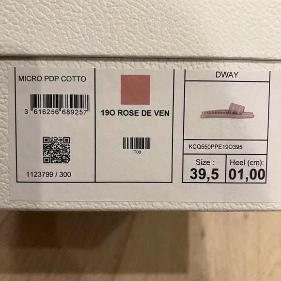 Authentic Christian Dior Dway Slide- size 39.5 Rose DeVen - Picture 2 of 7